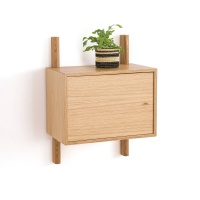 Ящик Настенный с 1 дверкой из дуба Badis единый размер каштановый LA REDOUTE INTERIEURS  фото, kupilegko.ru